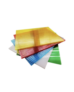 Colorful muti-wall Polycarbonate Sunshine Board greenhouse factory roofing sheet